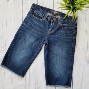 🌹Lucky Brand (4) Capri Denim Shorts